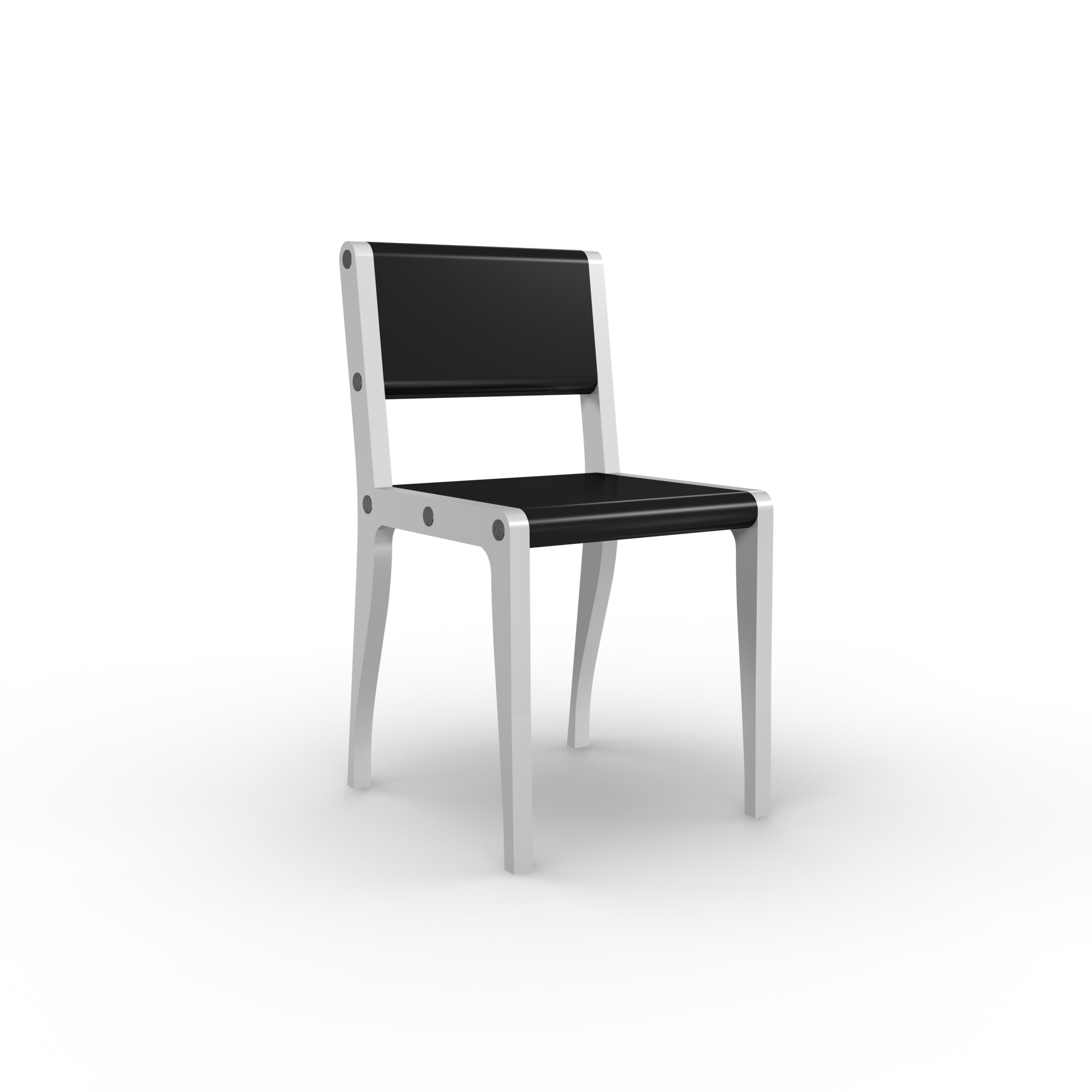 diseño industrial santander - Beusual - Sirak - silla black and white