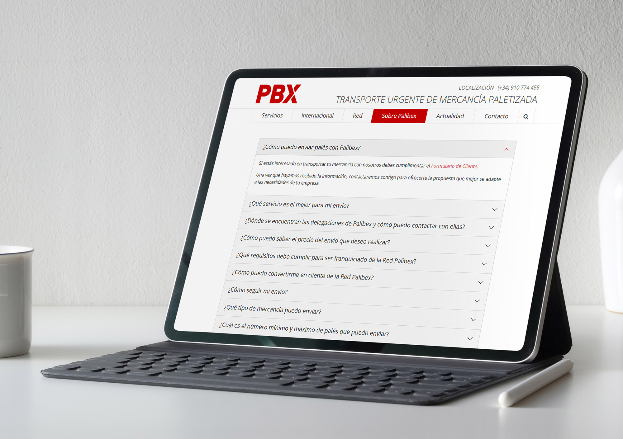 PBX - Palibex renueva su web by Beusual